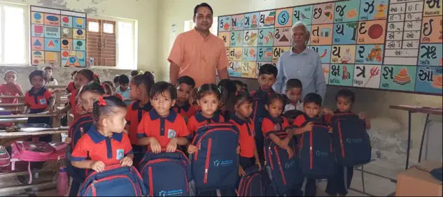 School bag and kit distributed